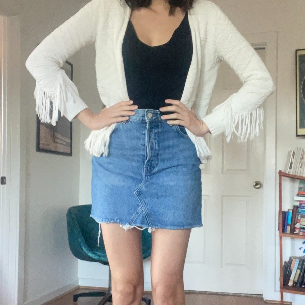 Reformation Jeans Skirt